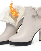 1908-1 White velvet / 38(Foot24cm)