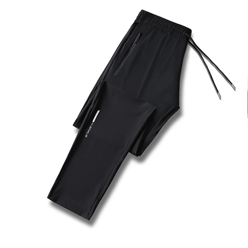 Men's Casual Joggers - Loose Fit, High Elasticity, Quick-Dry Material for Ultimate Comfort