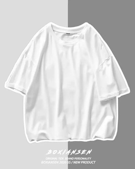 Men’s Slim-Fit Long-Sleeve Shirt with Stand Collar, Textured Fabric, and Embroidery