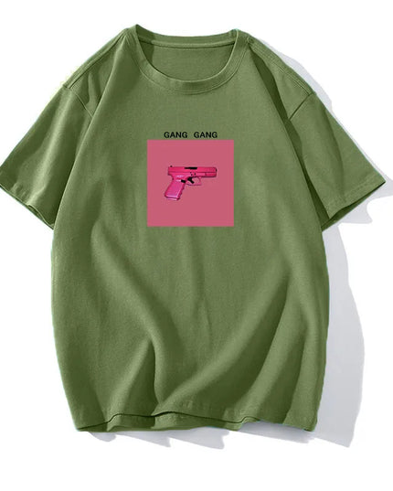 Women's Cotton Casual Loose Fit O-Neck T-Shirt