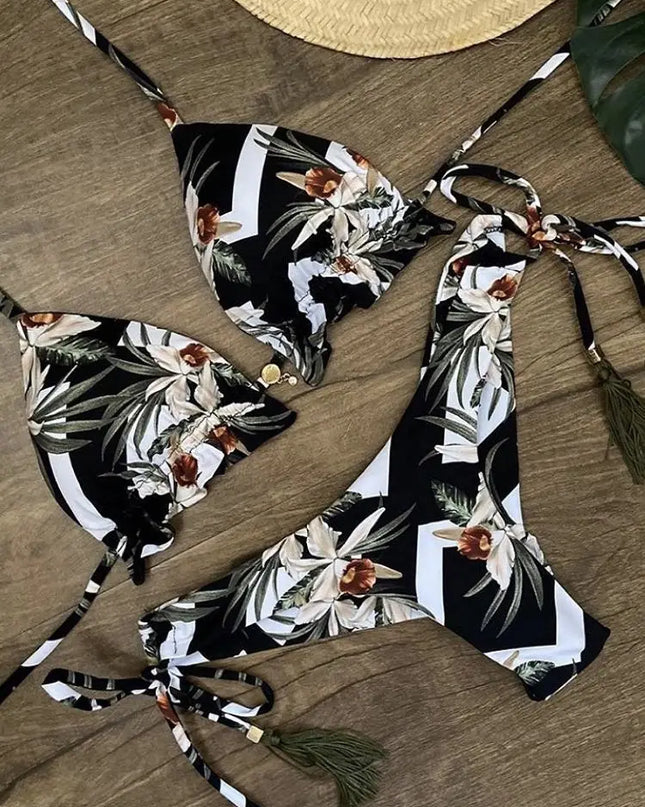 Women's Two-Piece Bikini Set - Various Colors And Designs