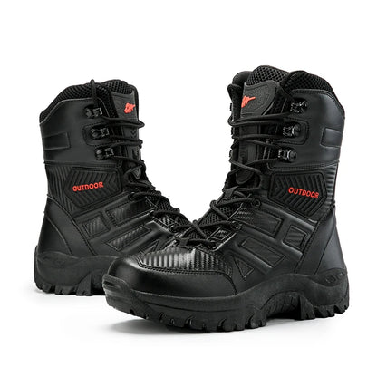 Men's Military Tactical Safety Boots – Durable Combat and Work Boots