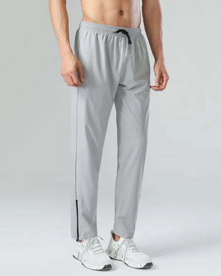 Men's Quick-Dry Sweatpants with Zipper Pockets