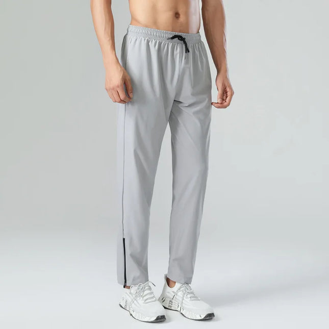 Men's Quick-Dry Sweatpants with Zipper Pockets