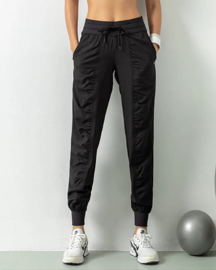 Women's Slim Fit Drawstring Joggers With Pockets