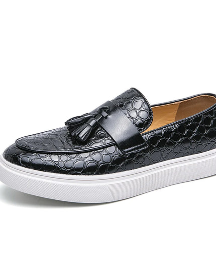 Men’s Faux Leather Tassel Loafers