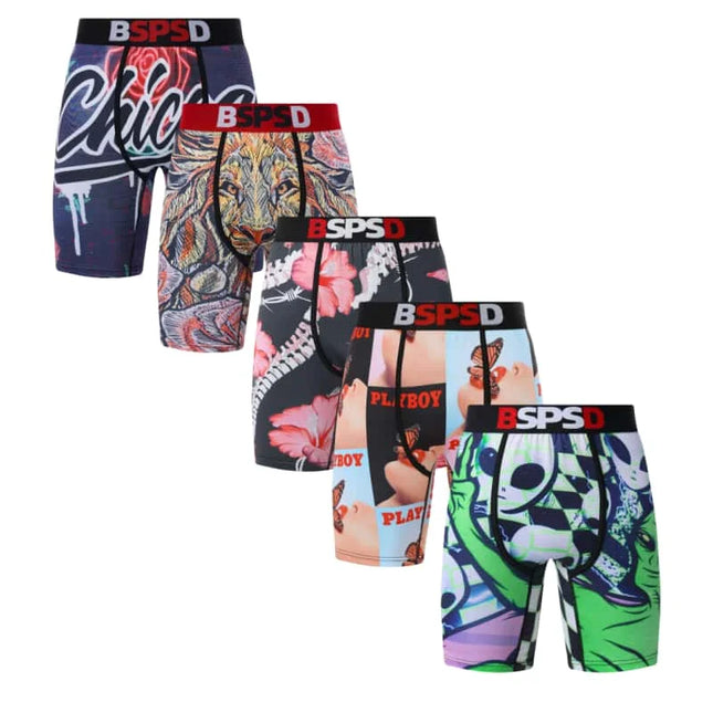 BPSD 5-Pack Men's Odor-Resistant Sports Briefs