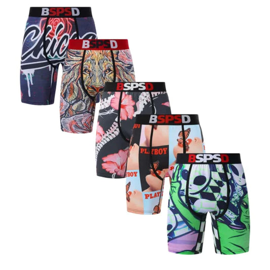 BPSD 5-Pack Men's Odor-Resistant Sports Briefs