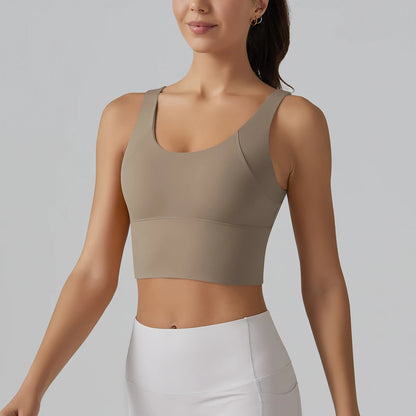 Women's Push-Up Sports Bra for Fitness, Running, and Gym Activities