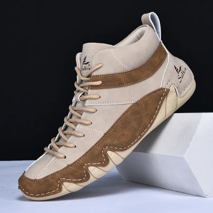 Men's Breathable Casual Faux Leather Shoes
