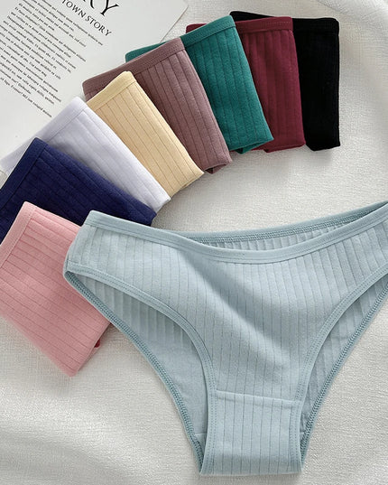 FINETOO 10-Pack Women's Cotton Breathable Underwear – Comfortable & Soft Cotton Panties for Women