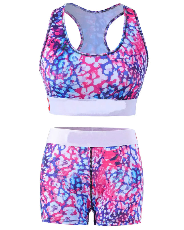 PSD Women's Graffiti Print Two-Piece Bikini Set
