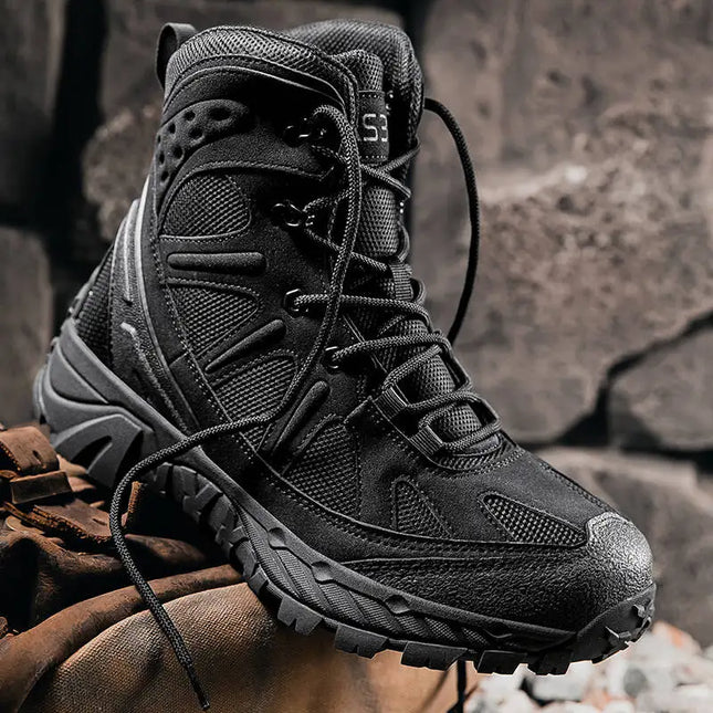 Men's Military Tactical Safety Boots – Durable Combat and Work Boots