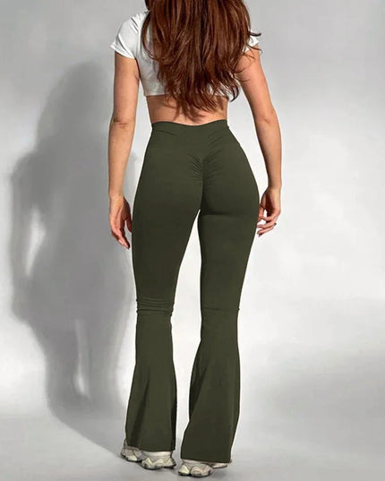Women’s High Waist Slim Fit Flared Leggings