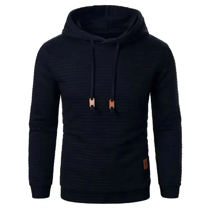 Men's Oversized Casual Hoodie with Zipper - Various Colors