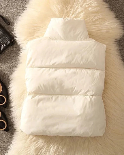 Womens Padded Puffer Sleeveless Parka Jacket - Various Colors