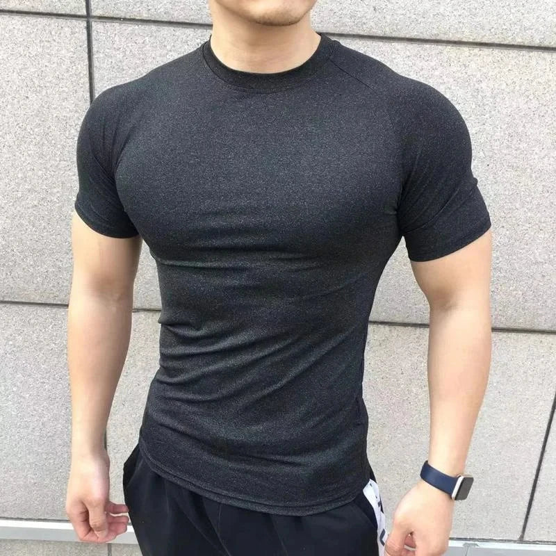 Men's High-Quality Short Sleeve Compression T-Shirt -
