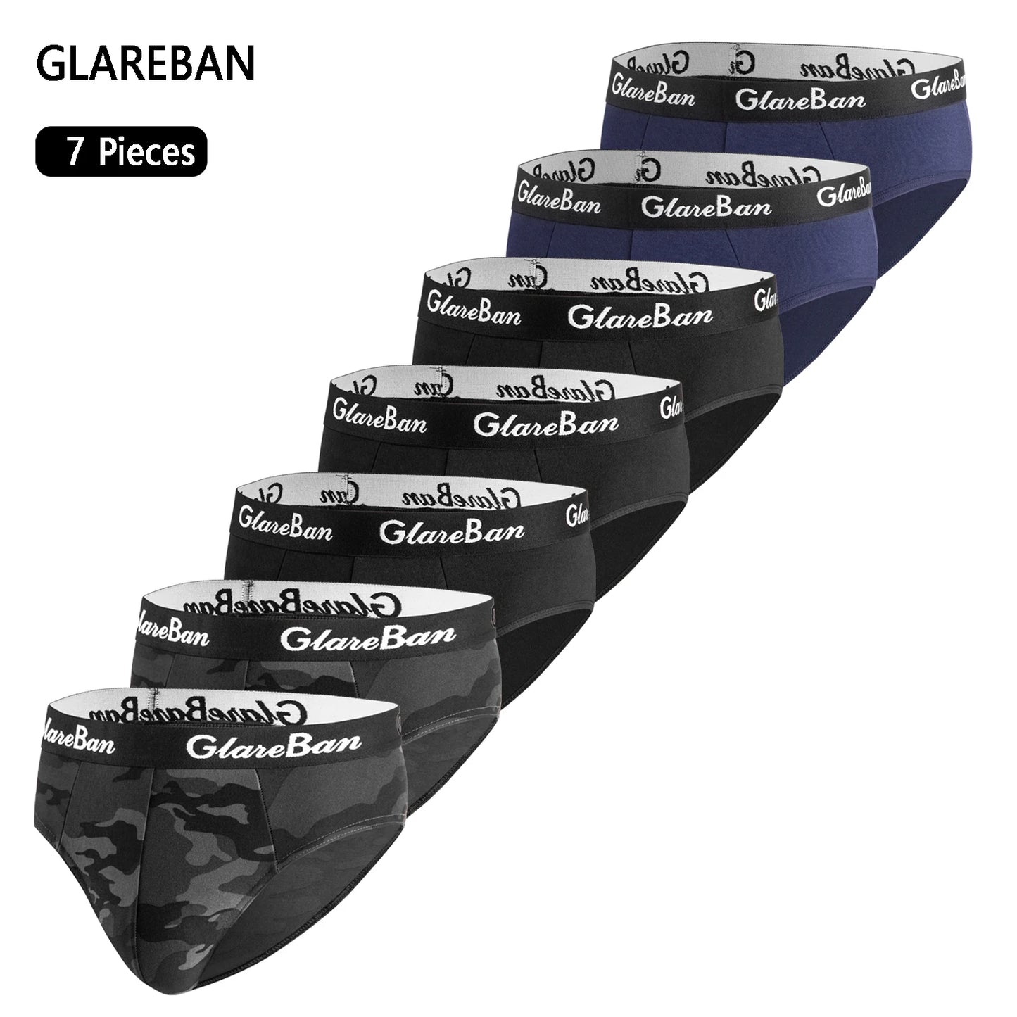 7-Pack Men's Boxer Briefs – Comfortable and Stylish Underwear for Men