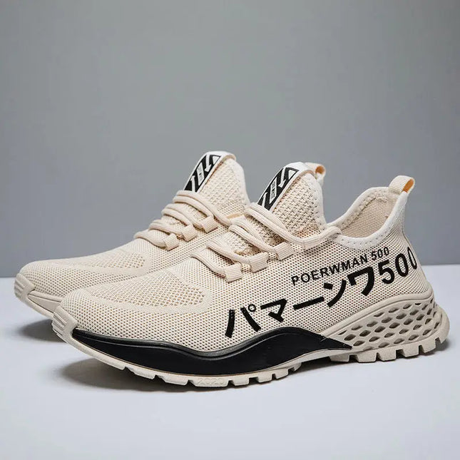 Men's Breathable Mesh Lightweight Sneakers with Soft Sole