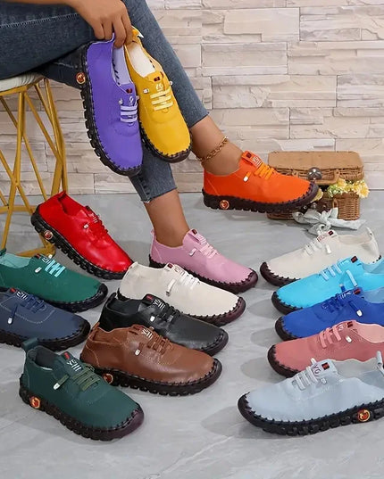 Women's Lightweight Sneakers with Thick Bottom Sole