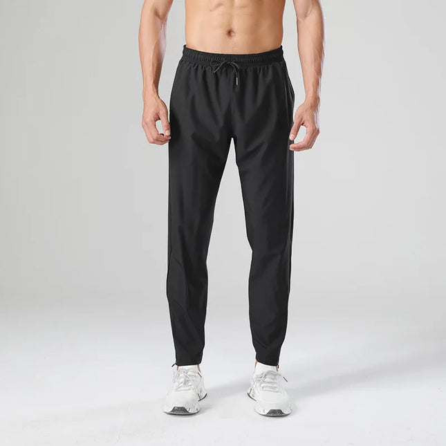 Men's Quick-Dry Sweatpants with Zipper Pockets