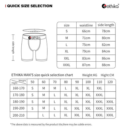 ETHIKA Men's 2-Pack Breathable Boxer Briefs Underwear