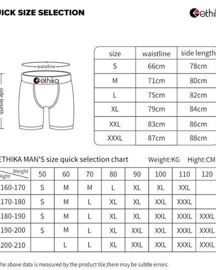 ETHIKA Men's 2-Pack Mesh Breathable Boxer Shorts