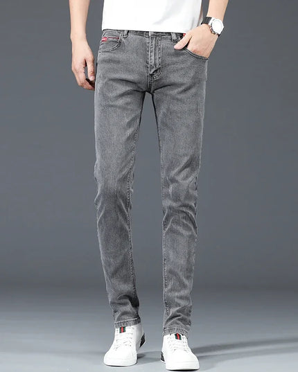 Men's Slim Fit Stretch Jeans - Comfortable Slim Fit Pants