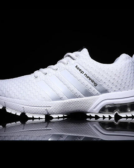 Men's Breathable Shock Absorbing Running Sneakers - Lightweight Athletic Shoes