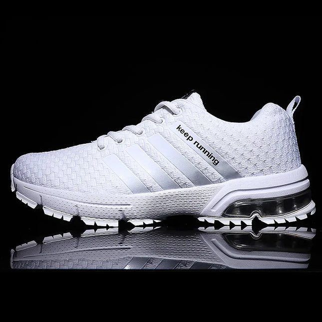 Men's Breathable Shock Absorbing Running Sneakers - Lightweight Athletic Shoes