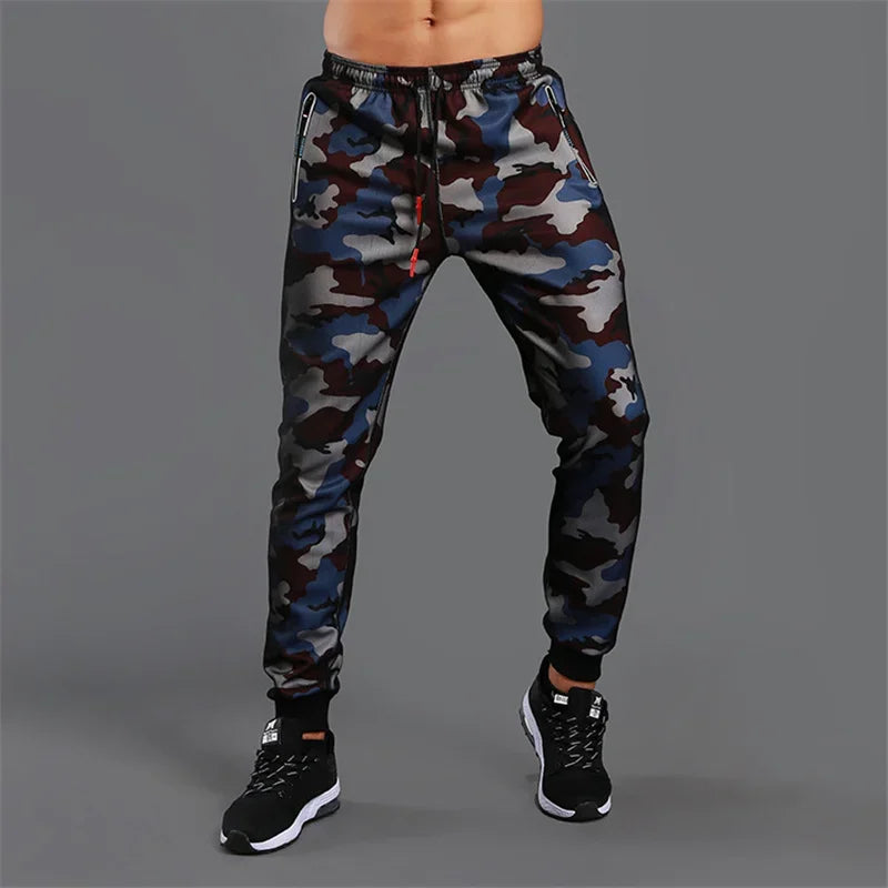 Men's Camouflage Sweatpants - Comfortable Joggers for Casual & Active Wear