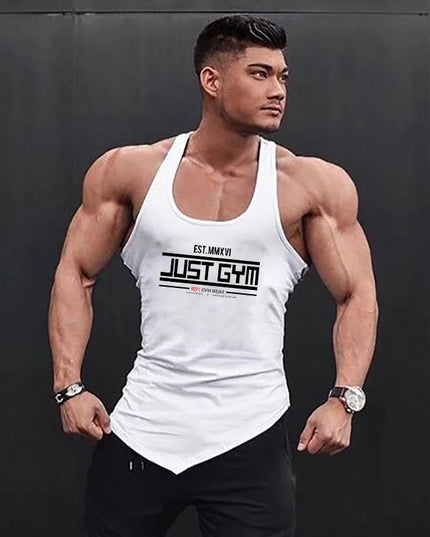 Men's Breathable Cotton Fitness Vests - Lightweight Tank Top