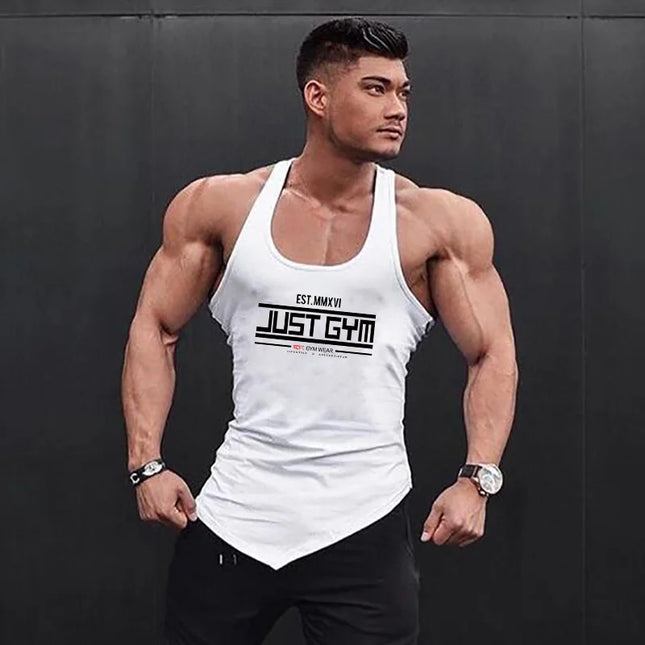 Men's Breathable Cotton Fitness Vests - Lightweight Tank Top