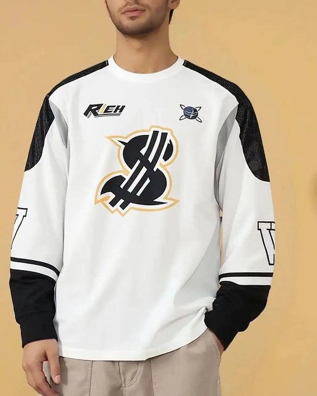 Veidoorn Men's Casual Long Sleeve Sweater