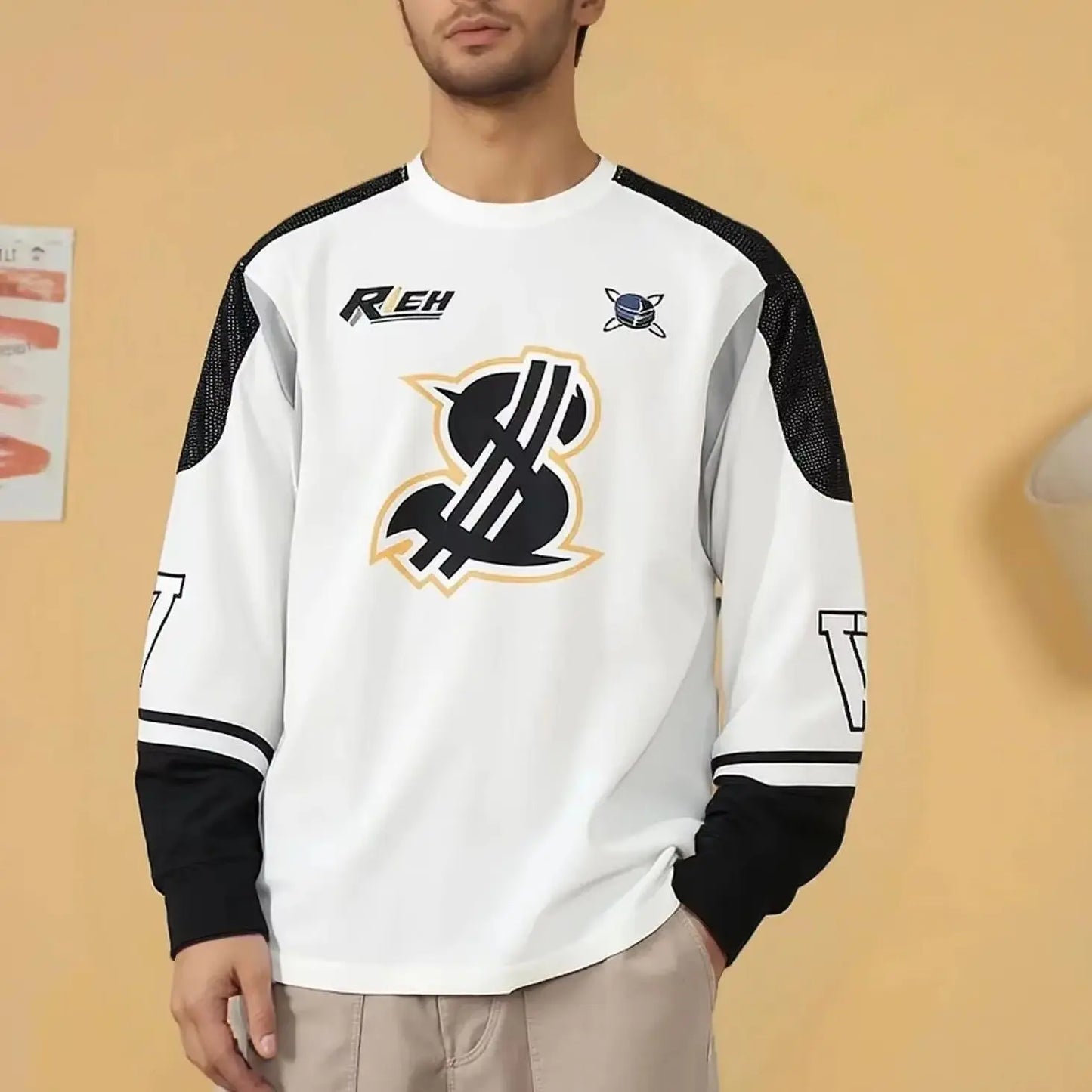 Veidoorn Men's Casual Long Sleeve Sweater