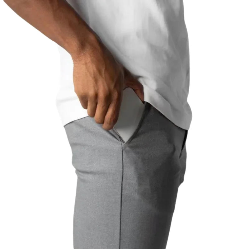 Men's Slim Fit Ankle-Length Casual Pants