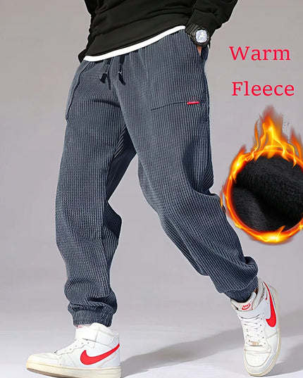 Men's Corduroy Fleece Sweatpants