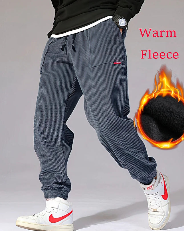Men's Corduroy Fleece Sweatpants