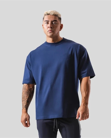 Men's Cotton Loose Fit Short Sleeve T-Shirt