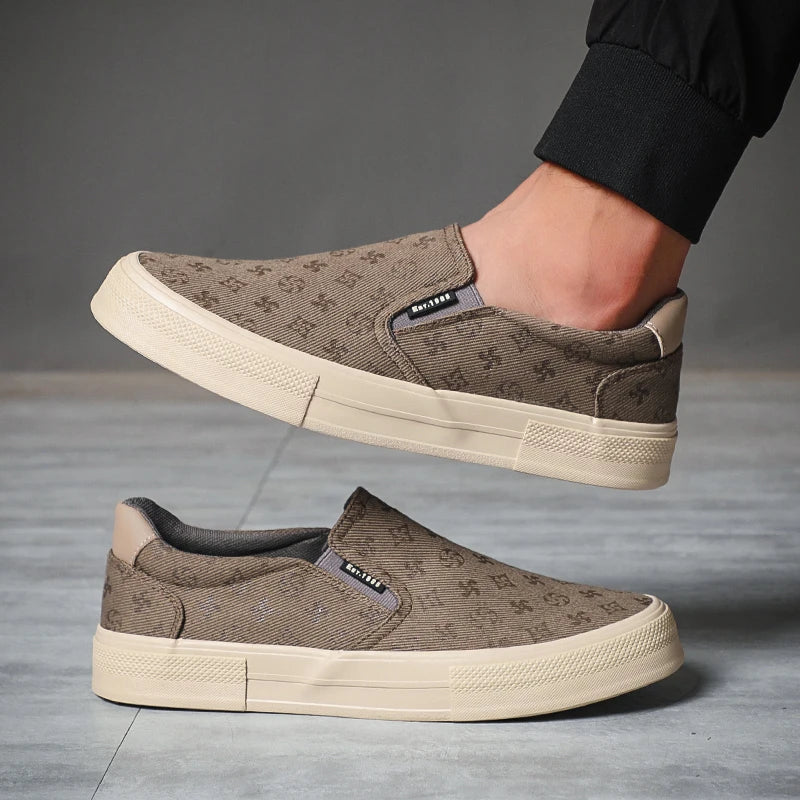 Men's Canvas Slip-On Breathable Loafers