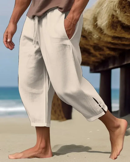 Men's Casual Loose Cotton-Linen Blend Pants