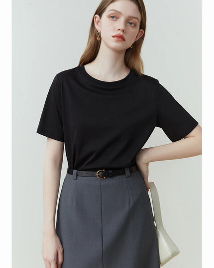 Women's Cotton Round Neck T-Shirt