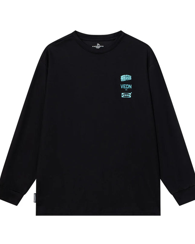 Veidoorn Men's Loose Fit Long Sleeve Sweater - Comfortable Casual Knit Top for Men