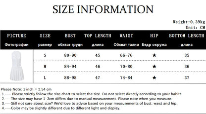 Women's Crop Top And Pleated Mini Skirt Set-2 Piece Outfit