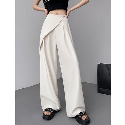 Women's High Waist Wide Leg Casual Pants