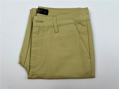 Women's High Waist Slim Slimming Skinny Pencil Pants - Elastic Ankle-Length Trousers