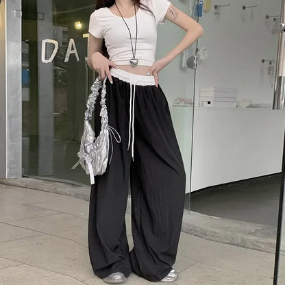 Women's Wide Leg Elastic Waist Sweatpants