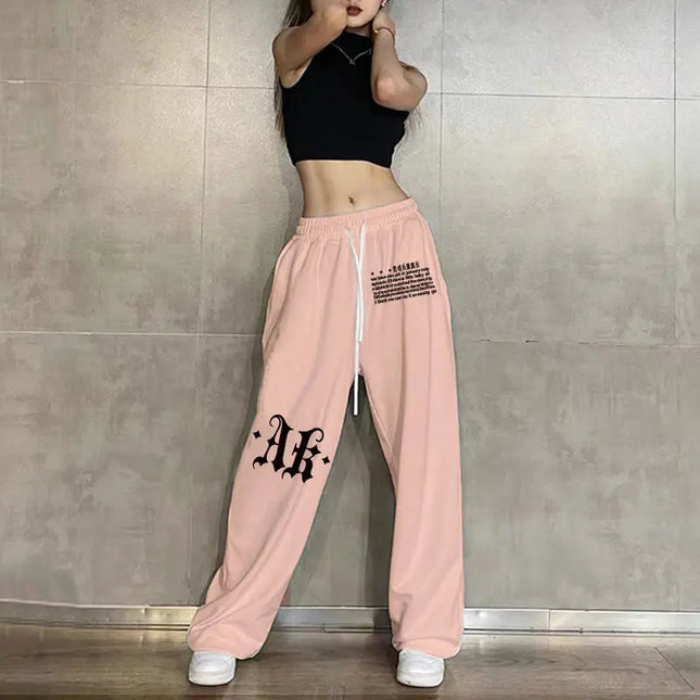 Women's Loose Fit Sweatpants with Drawstring & Elastic Waist