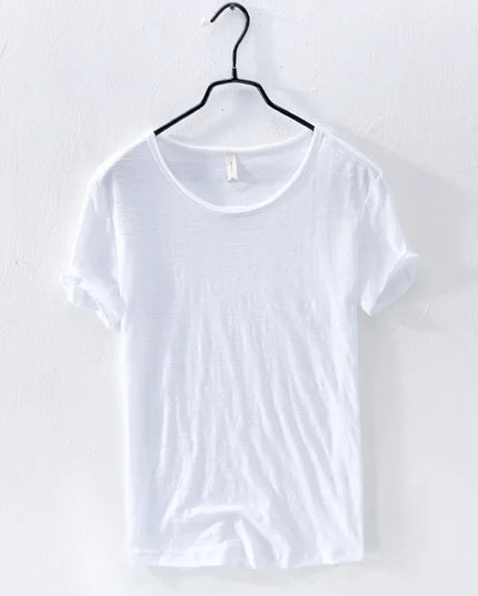 Men's Lightweight Cotton Slim-Fit T-Shirt - Breathable and Comfortable Tee