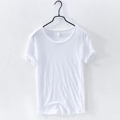 Men's Lightweight Cotton Slim-Fit T-Shirt - Breathable and Comfortable Tee